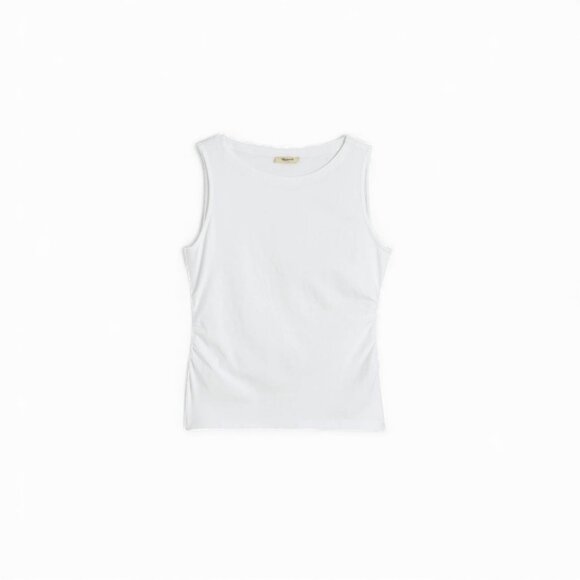 Madewell Cinched Crewneck Tank Size Small - Picture 4 of 11